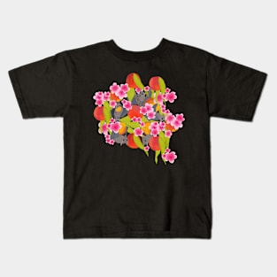 Bats in a Peach Tree Kids T-Shirt